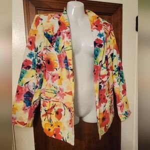 Floral Blazer Jacket